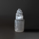 Genuine Small Cats-Eye Selenite Castle Tower // 187 g