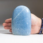 Genuine Polished Blue Calcite Freeform // 1.9 lb