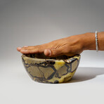 Genuine Polished Septarian Bowl // 3.5 lb