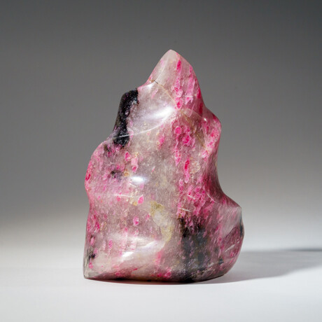 Genuine Polished Strawberry Quartz Flame // 2 lb