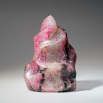 Genuine Polished Strawberry Quartz Flame // 2 lb