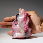 Genuine Polished Strawberry Quartz Flame // 2 lb
