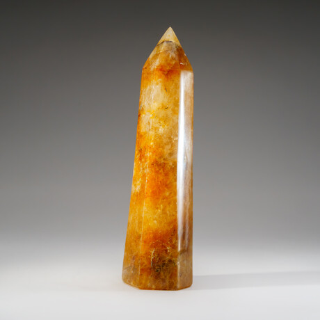 Genuine Polished Lemon Quartz Point // 1.5 lb