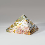 Genuine Polished Ocean Jasper Pyramid // 1 lb