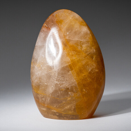 Genuine Polished Lemon Quartz Freeform (Medium)