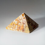 Genuine Polished Picture Jasper Pyramid // 1.5 lb