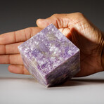 Genuine Polished Lepidolite Cube // 1 lb