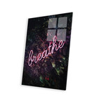 Breathe Neon Print // Grace Digital Art Co