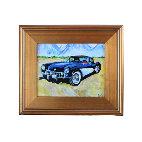 Classic '57 Chevy Corvette Car Painting