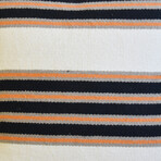 Boho-Chic Striped Turkish Carpet Pillow