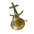 Vintage Nautical Boat Anchor Brass Bell