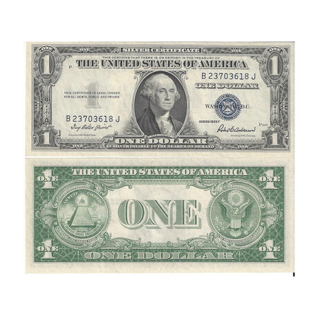 1935 F $1 Silver Certificates