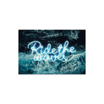 Ridewaves Neon Print // Ink and Drop (24"H x 16"W x 0.25"D)