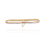 18K Yellow Gold Diamond Bracelet // 6.75" // New