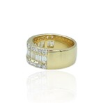 18K Yellow Gold Diamond Ring // Ring Size: 6.75 // New