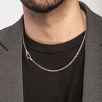 Ulysses Box Chain Necklace (20.5")