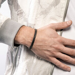 Flaming Tongue Cuban Link Bracelet (Small: 7.5")