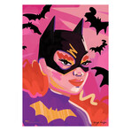 Batgirl // Niege Borges Wall Art // Backlit Led Frame