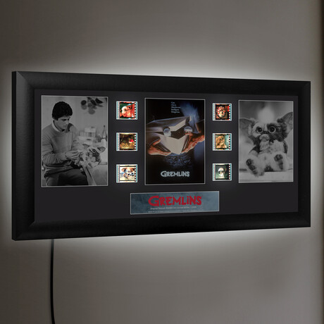 Gremlins Framed Trio Back-Lit Framed FilmCells Wall Art Display