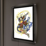 Wonder Woman // Yuko Shimizu Wall Art // Backlit Led Frame