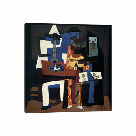 Three Musicians // Pablo Picasso (18"H x 18"W x 1.5"D)