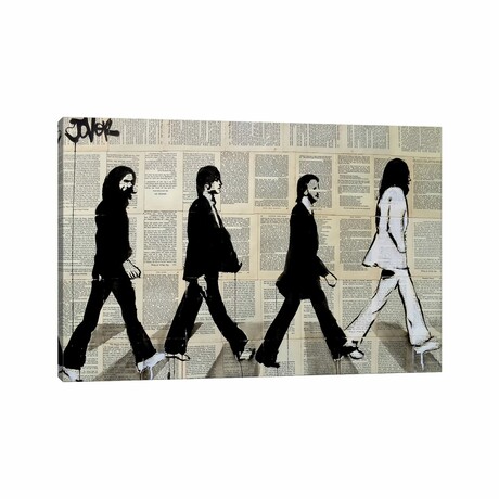 The Crossing Of Abbey Road // Loui Jover (18"H x 26"W x 1.5"D)