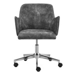 Sunny Pro Office Chair in Velvet (Beige Velvet + Chrome Base)