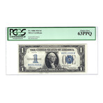 1934 $1 Small Size Silver Certificate // PCGS Certified Choice 63PPQ