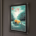 IT (Vintage You'll Float Too) // MightyPrint™ Wall Art // Backlit LED Frame