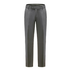 Gino Vitale // Men's Slim Fit 2-Piece Double Breasted Suit // Charcoal (R-36R)