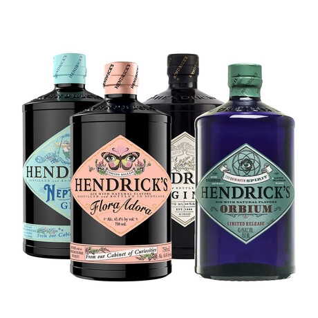 Collect All 4 Hendrick's Gin // 4 Pack // 750 ml each