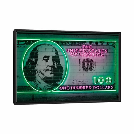 100 Dollars // Octavian Mielu (18"H x 26"W x 1.5"D)
