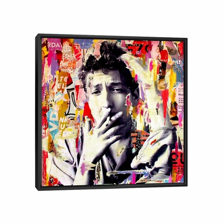 Bob Dylan // Michiel Folkers (12"H x 12"W x 1.5"D)