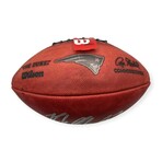 Rob Gronkowski // New England Patriots // Autographed Metallic Duke Football