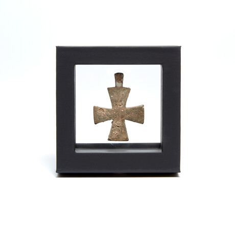 Large Lead Crusader Cross // 12th-14th Century