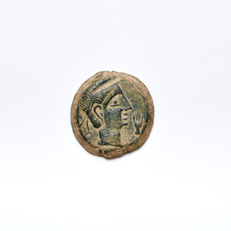 Ancient Celtic Coin With Sphinx // 2nd Century BC