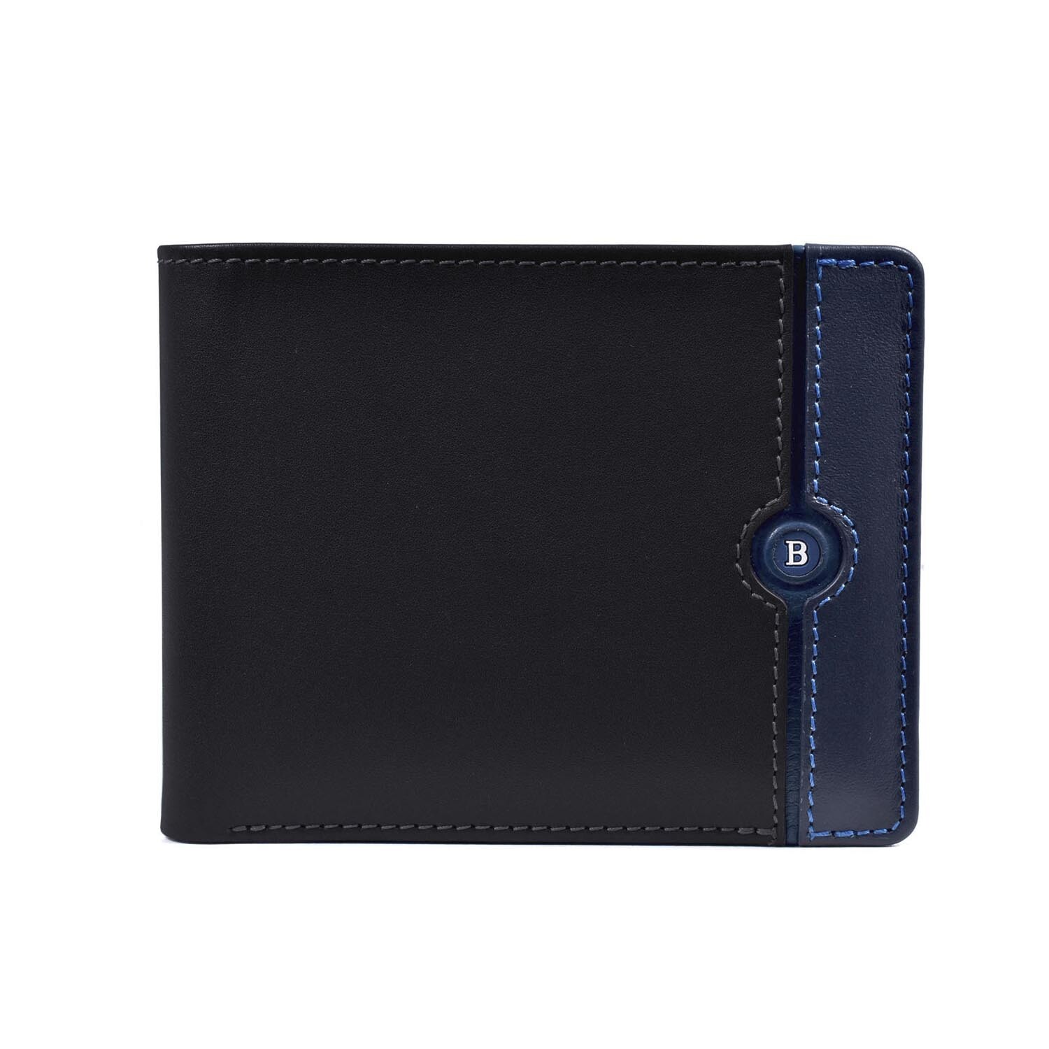 logo-stamp leather wallet