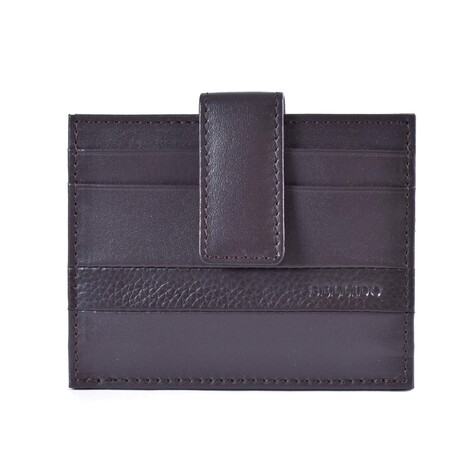 Leather Card Holder // Brown // Model 4534