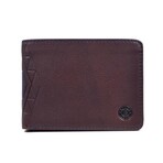 Aztec Detail Leather Wallet // Brown // Model 5604