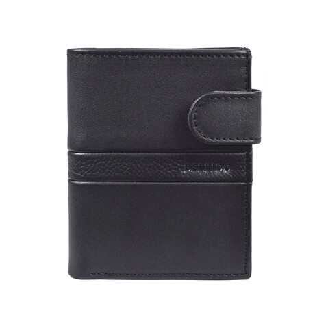 Leather Wallet // Black // Model 4585