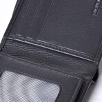 Leather Wallet // Black // Model 3383