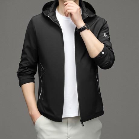 Hooded Jacket // Black (XS)