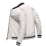 Stripe Detail Jacket // White (XL)