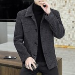 Button-Up Jacket // Dark Gray (S)
