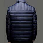 Puffer Jacket // Blue (L)