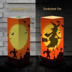 3D Paper Lamp Halloween // Witch // Set of 3