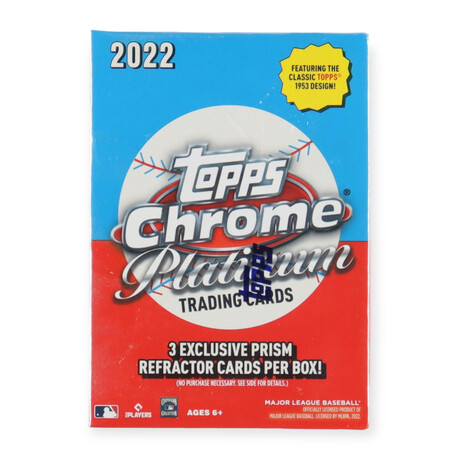 2022 Topps Chrome Platinum MLB Baseball Blaster Box // Sealed Box Of Cards