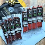 Snack Sized // Gin Jerky and Snack Stick Combo 5 Packs // 12 Servings