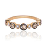14K Yellow Gold Diamond Band Ring // Ring Size: 6.75 // New