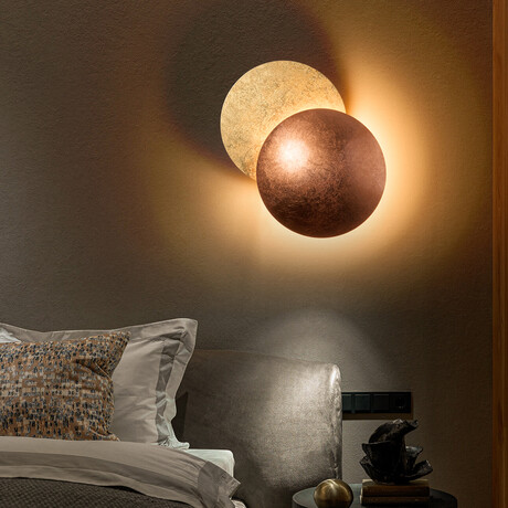 Phases of Moon Wall Fixture // Rose Gold